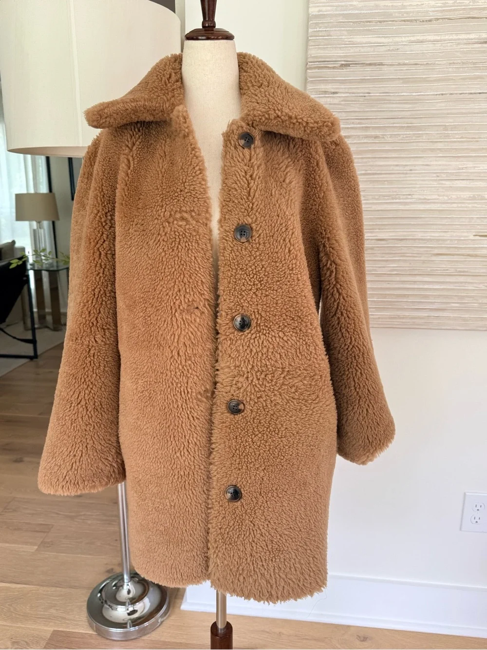 Jenni Kayne Aurora Reversible Shearling Coat size XS